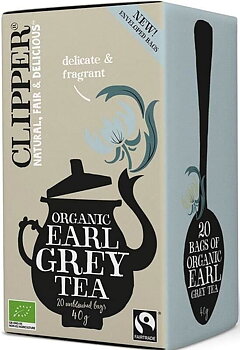 ekologiskt svart te earl grey clipper 20st