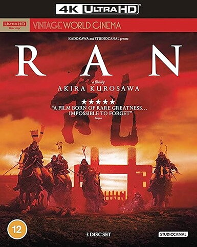 Ran (BLU-RAY 4K ULTRA HD + BLU-RAY)