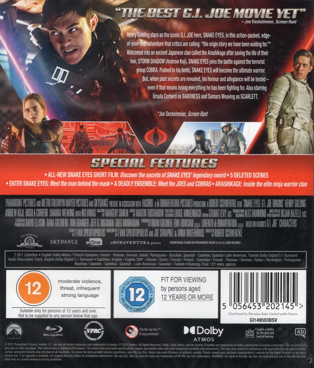 Snake Eyes: G.I. Joe Origins (Blu-ray) - 2