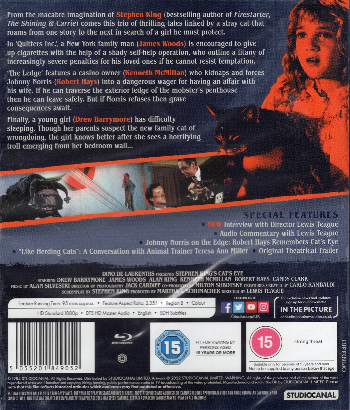 Cat's Eye (ej svensk text) (Blu-ray) - 2
