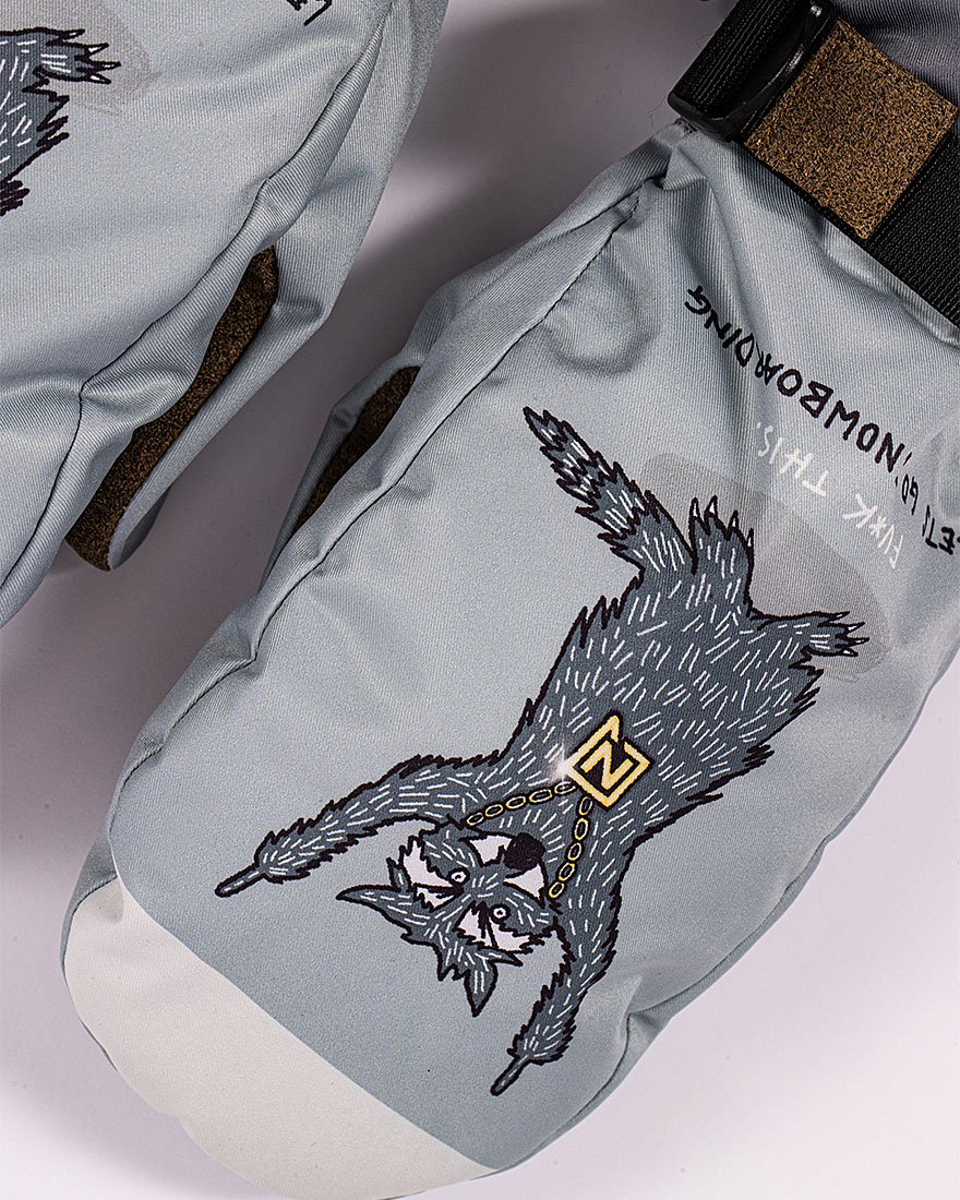 Nitro Handske - Racoon Mitten Grey - 3