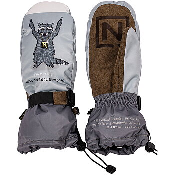 Nitro Handske - Racoon Mitten Grey