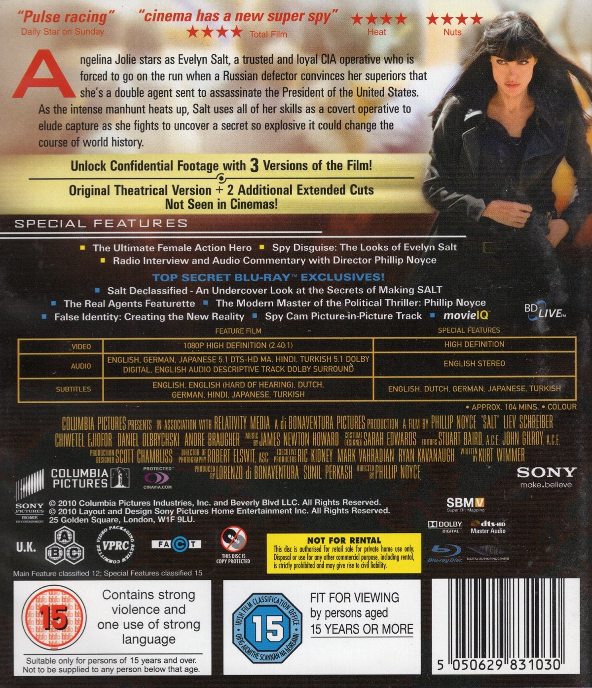 Salt (ej svensk text) (Blu-ray) - 2