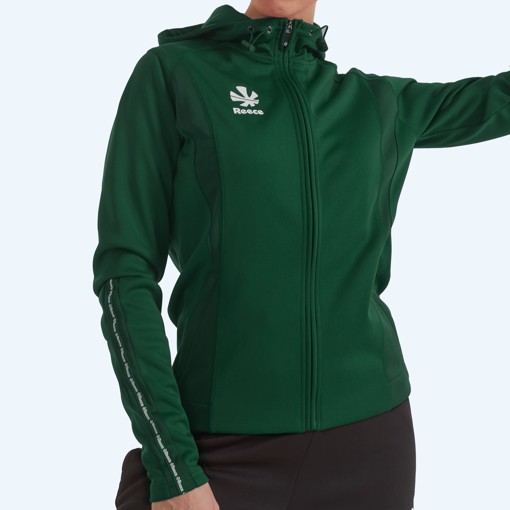 Reece Shift Hooded Full Zip Top, Dam