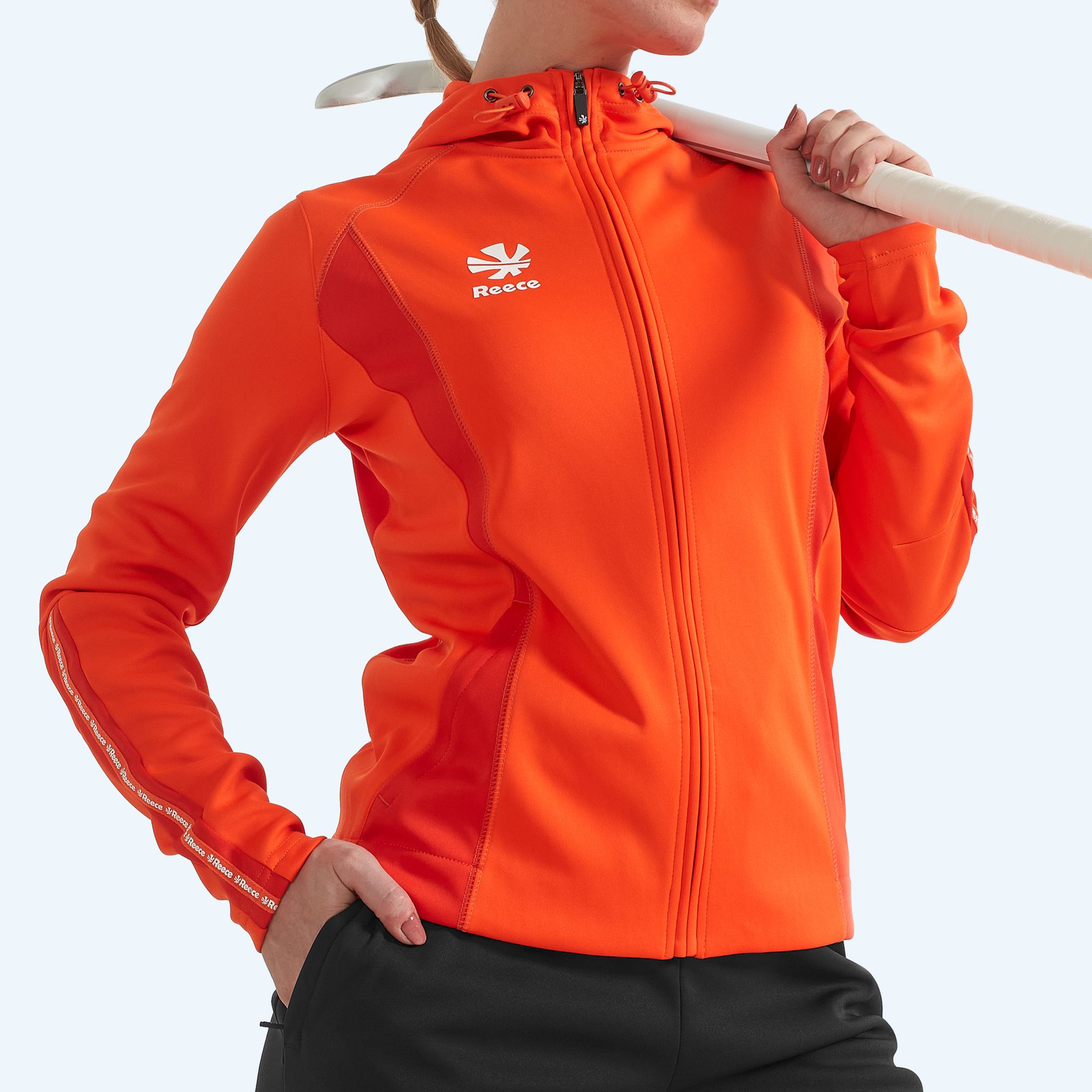 Reece Shift Hooded Full Zip Top, Dam - 4