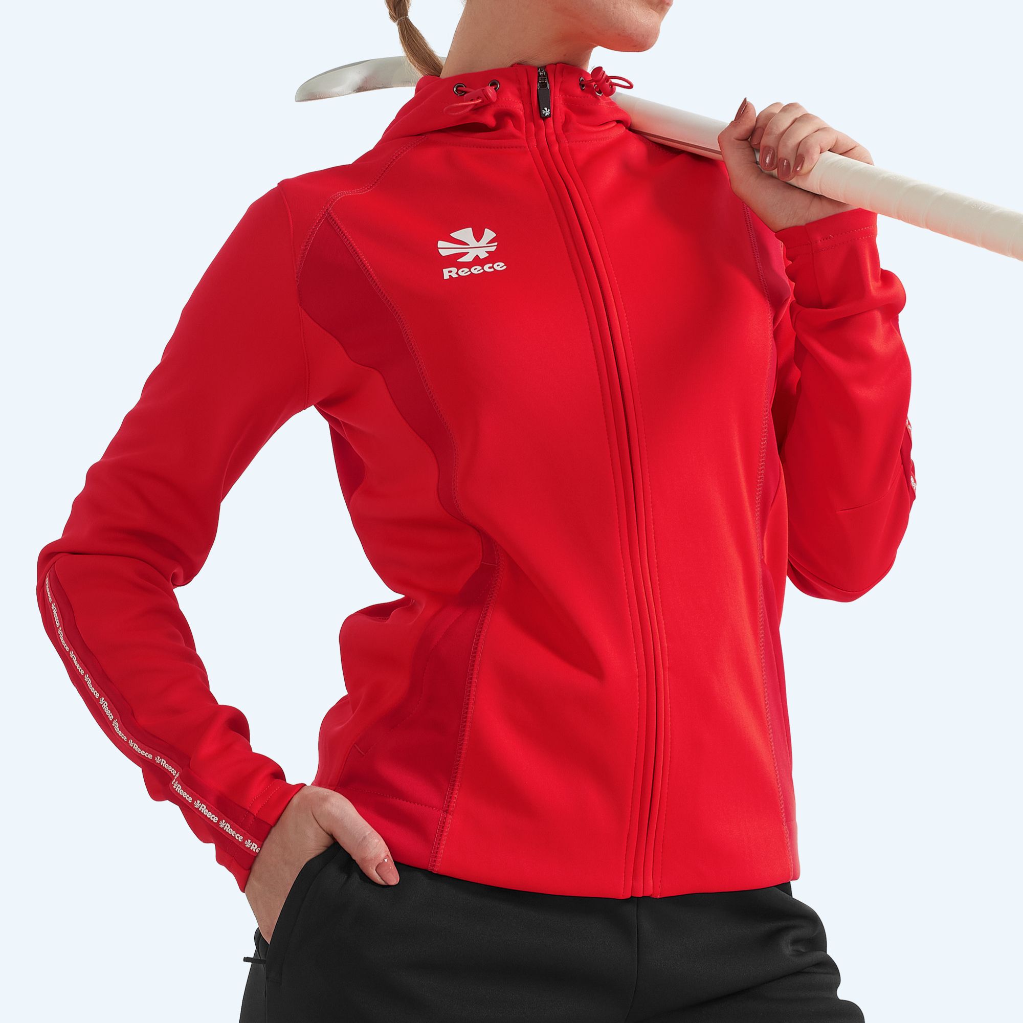 Reece Shift Hooded Full Zip Top, Dam - 6