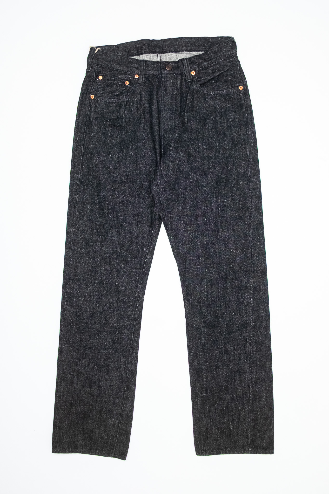 Fullcount - 1101BK Straight Black Denim - 2