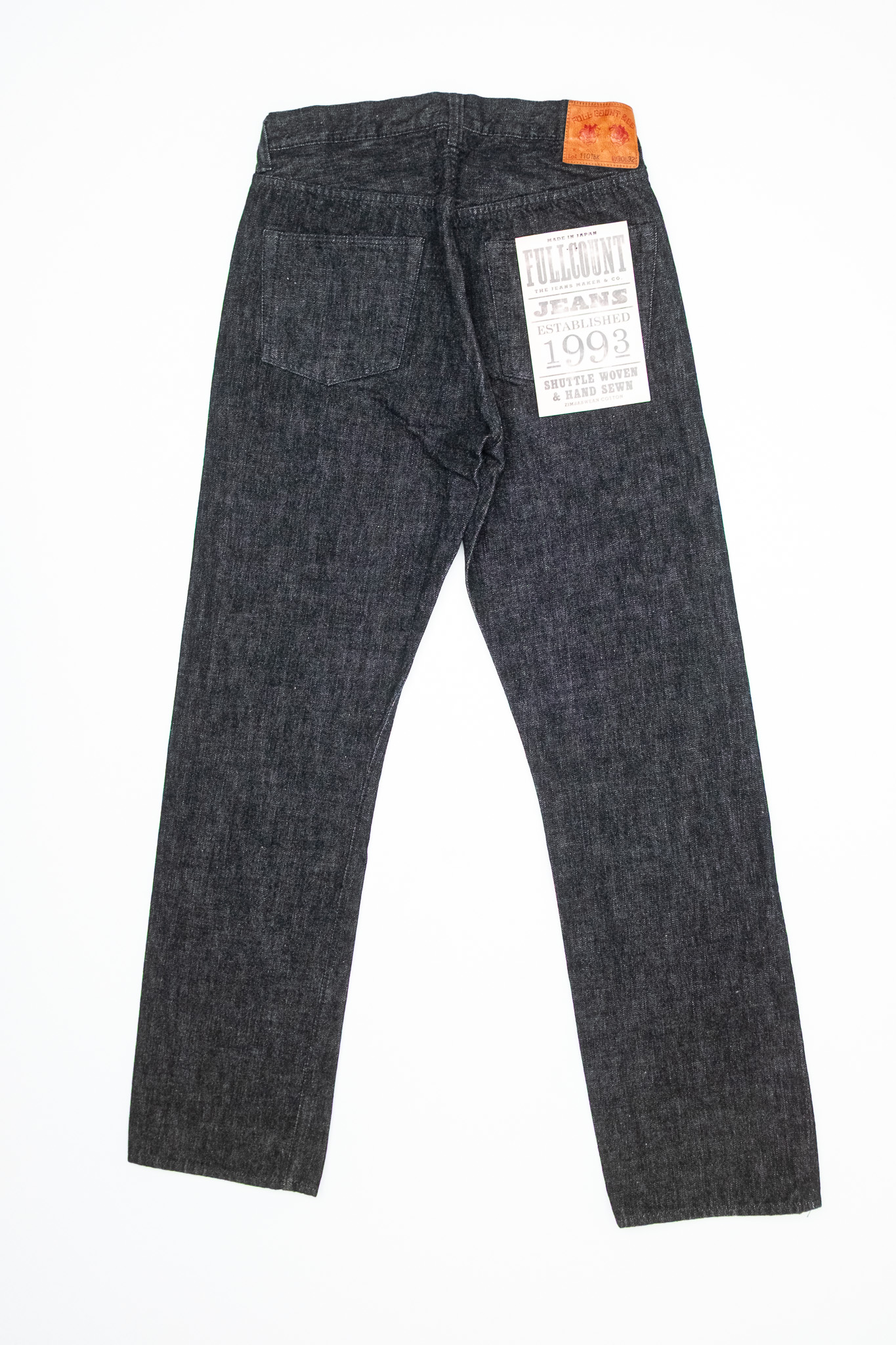 Fullcount - 1101BK Straight Black Denim - 3