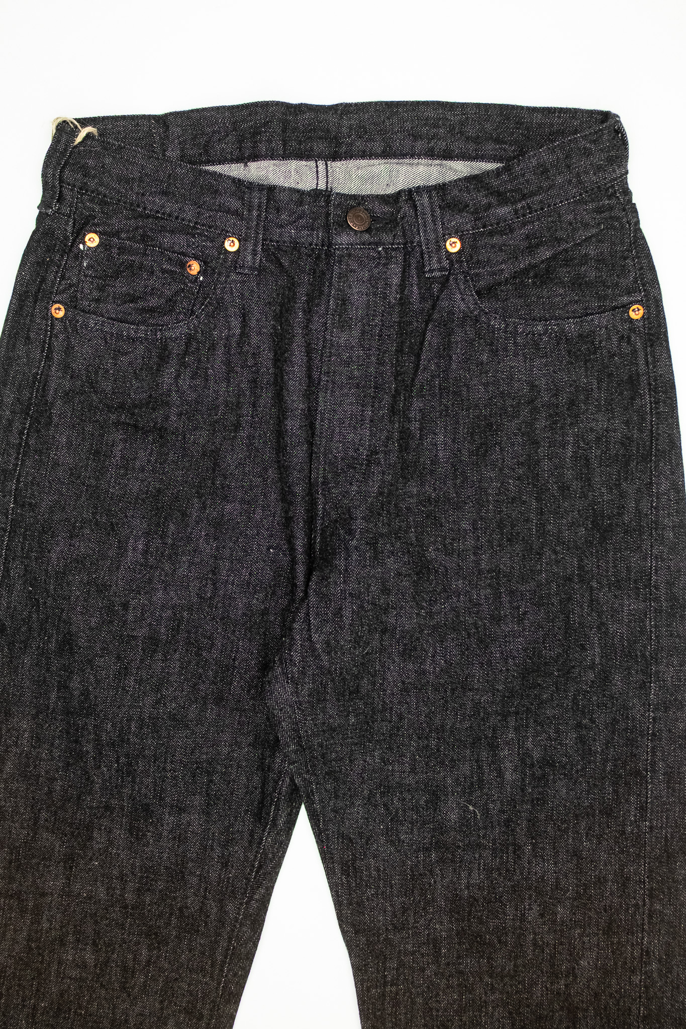 Fullcount - 1101BK Straight Black Denim - 4