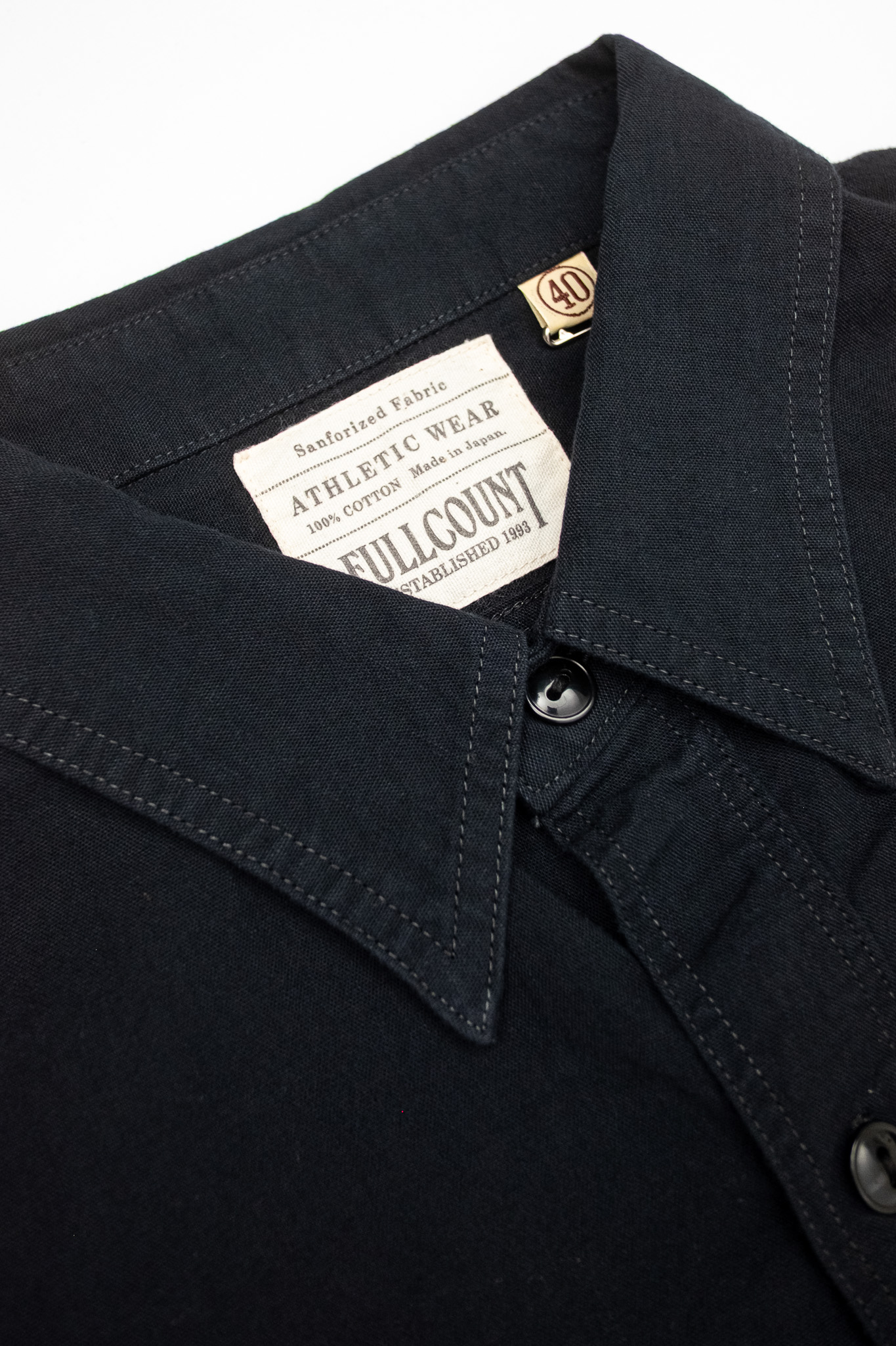 Fullcount  - 4810 Chambray Work Shirt Black - 4