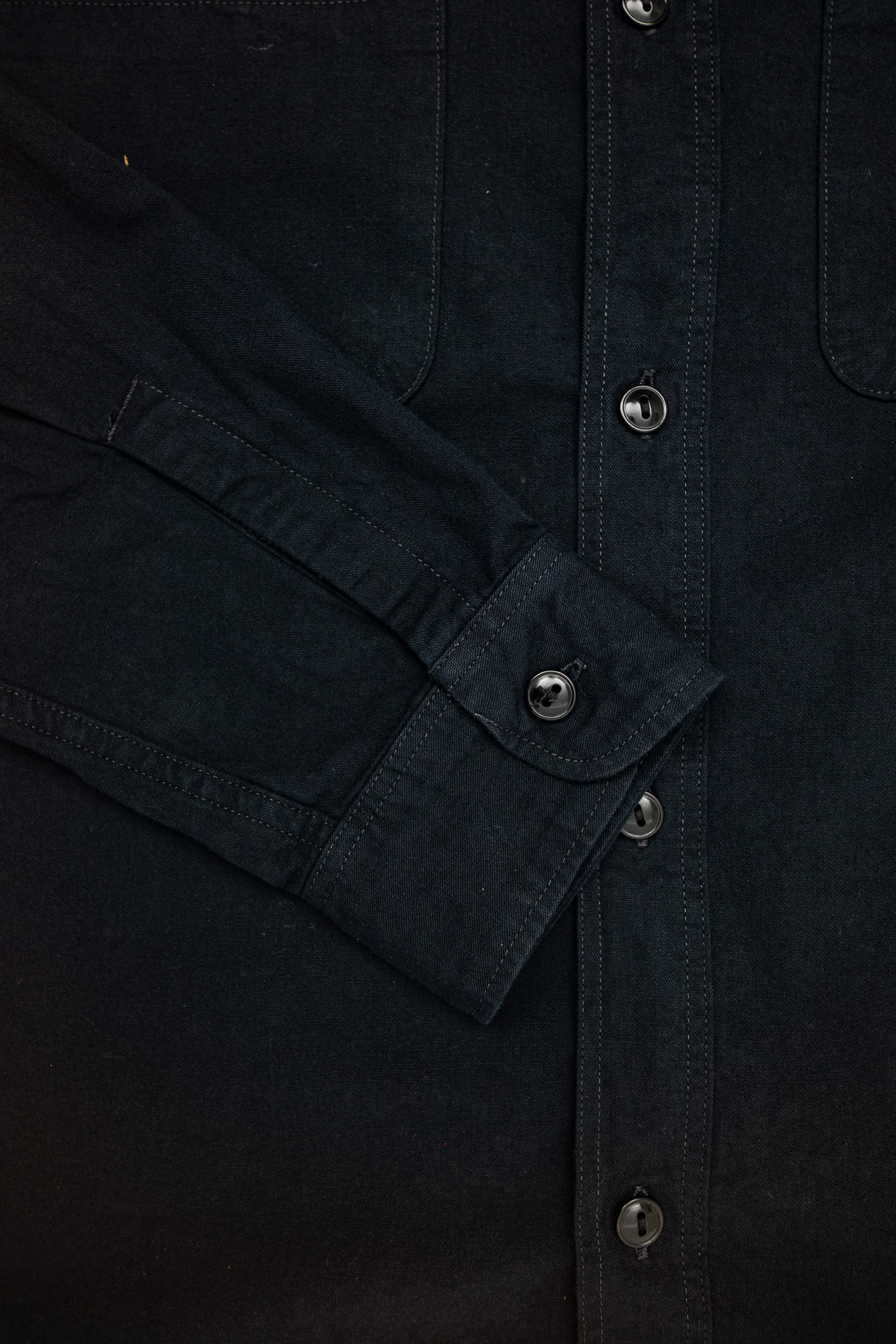 Fullcount  - 4810 Chambray Work Shirt Black - 6