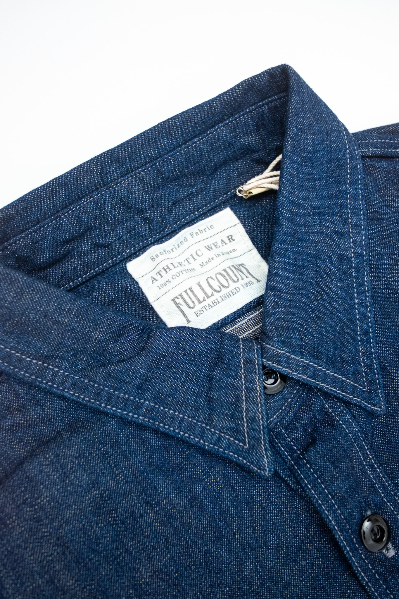 Fullcount  - 4890 Denim Work Shirt Indigo - 4