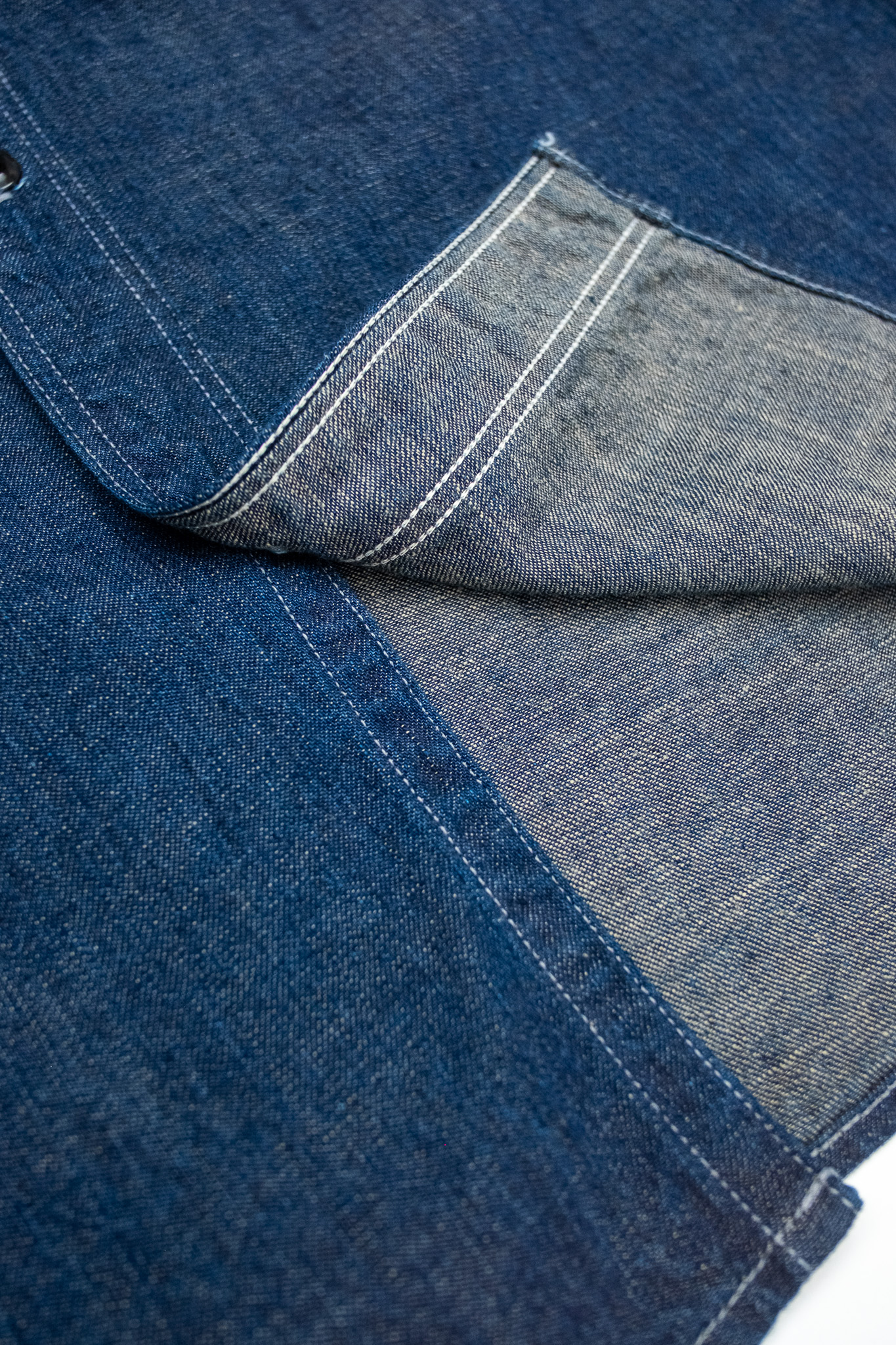 Fullcount  - 4890 Denim Work Shirt Indigo - 7