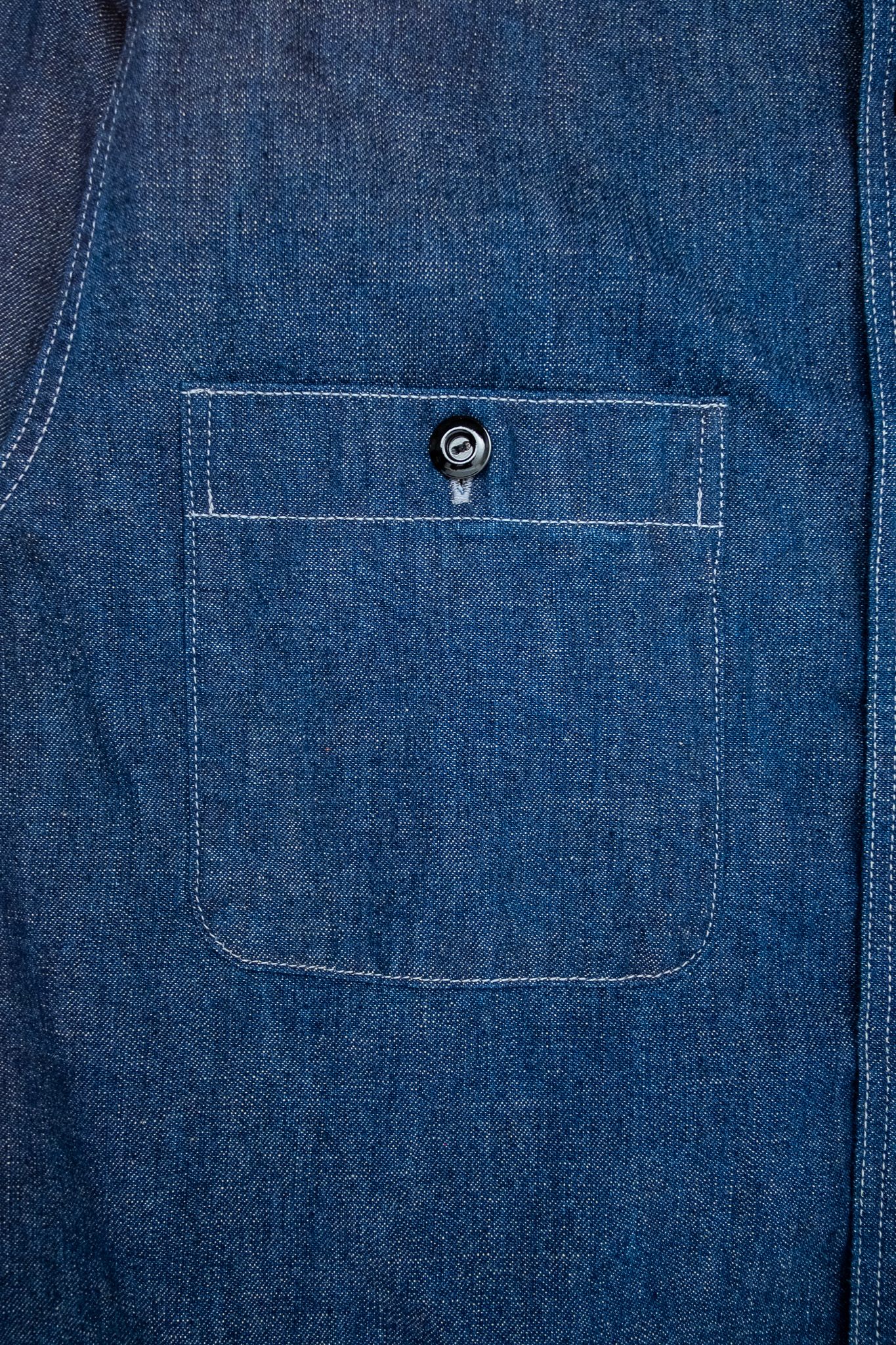 Fullcount  - 4890 Denim Work Shirt Indigo - 5