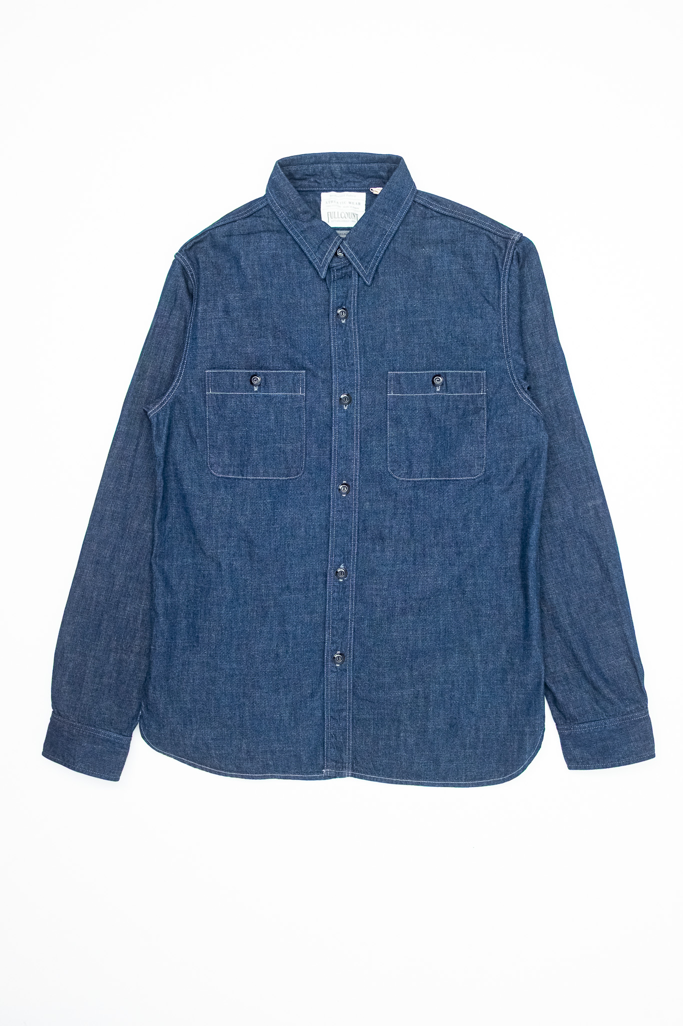 Fullcount  - 4890 Denim Work Shirt Indigo - 2
