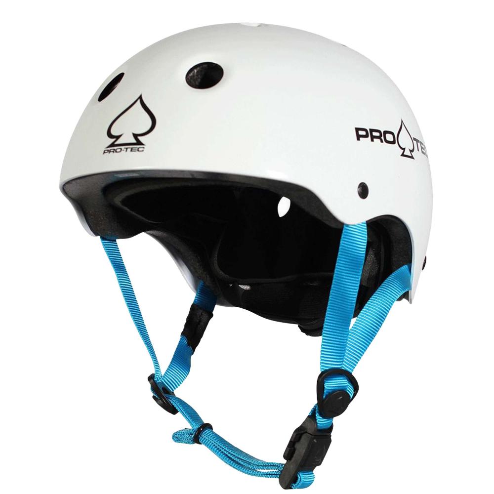 Pro-Tec Junior Classic Certifierad Skateboardhjälm Gloss White