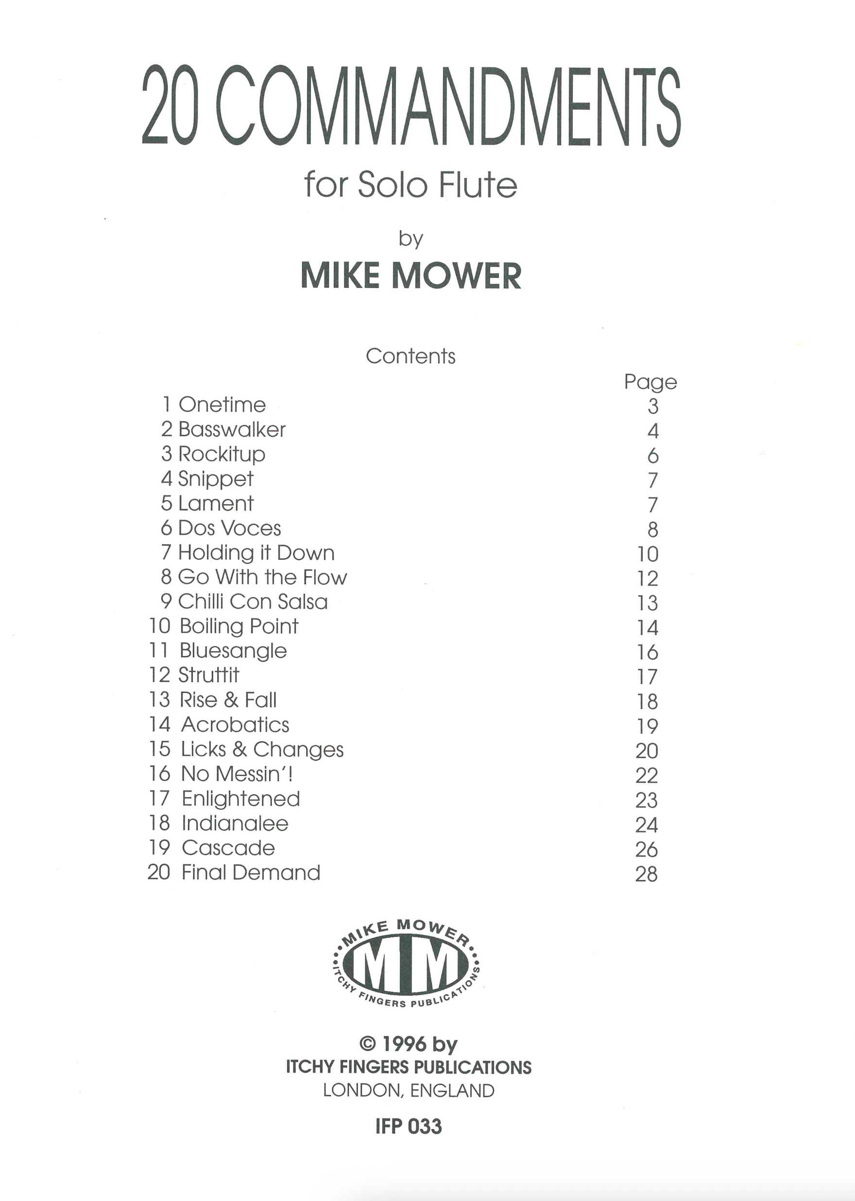 Mike Mower - Commandments - 2