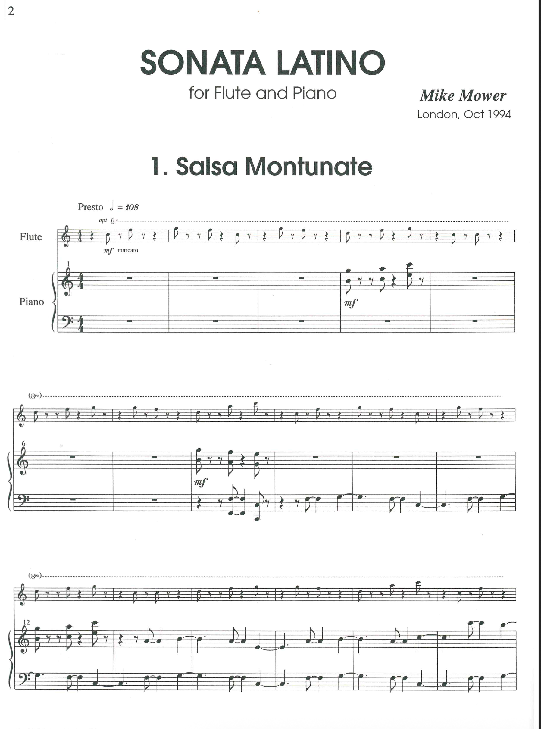 Mike Mower - Sonata latino - 2