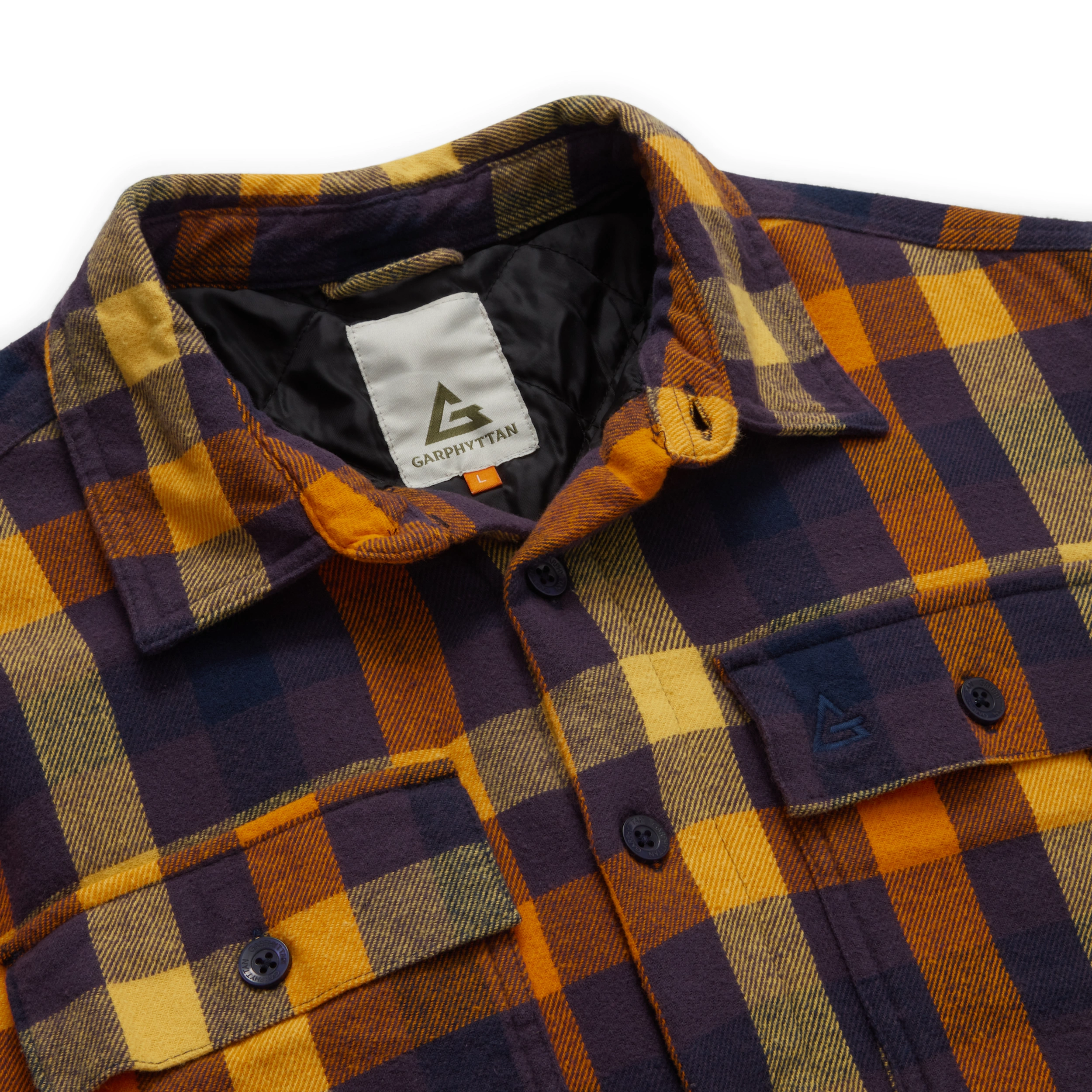 Garphyttan Crafter Insulated Shirt M Purple/mustard - 2