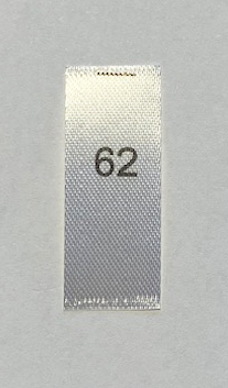 Satinlabel 62
