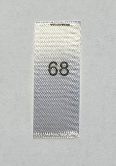 Satinlabel 68