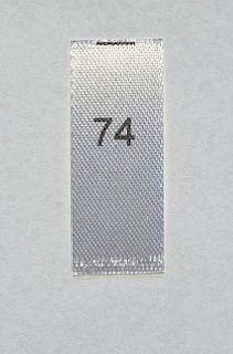 Satinlabel 74