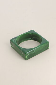 Bangle square green