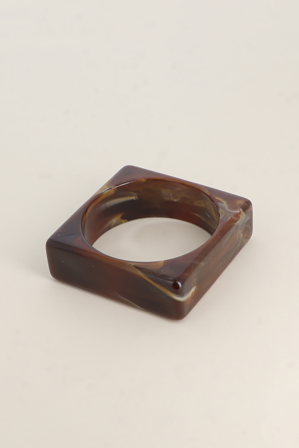 Bangle square brown