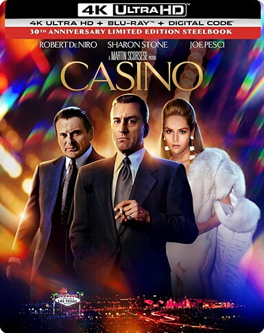 Casino - 30th Anniversary Limited Edition Steelbook (BLU-RAY 4K ULTRA HD + BLU-RAY)