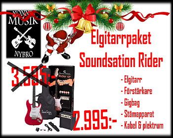 Soundsation Rider GP Electric Guitar Pack - Candy Apple Red