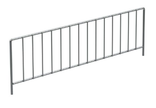 Trådavdelare och front för plåthyllor - Zink - 4