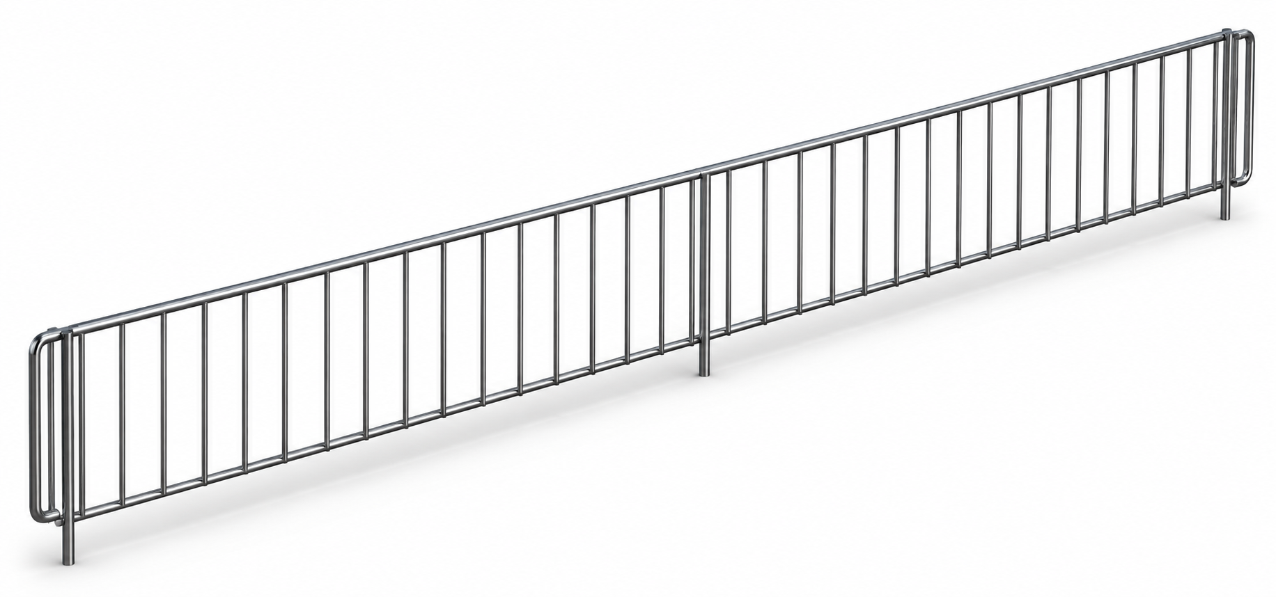 Trådavdelare och front för plåthyllor - Zink - 3