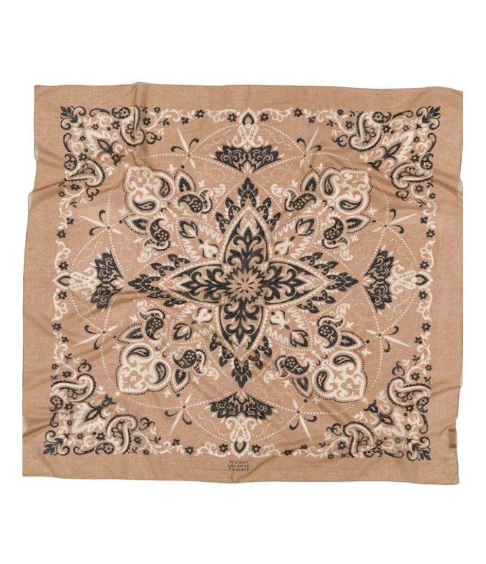 bandana  cotton scarf natural 