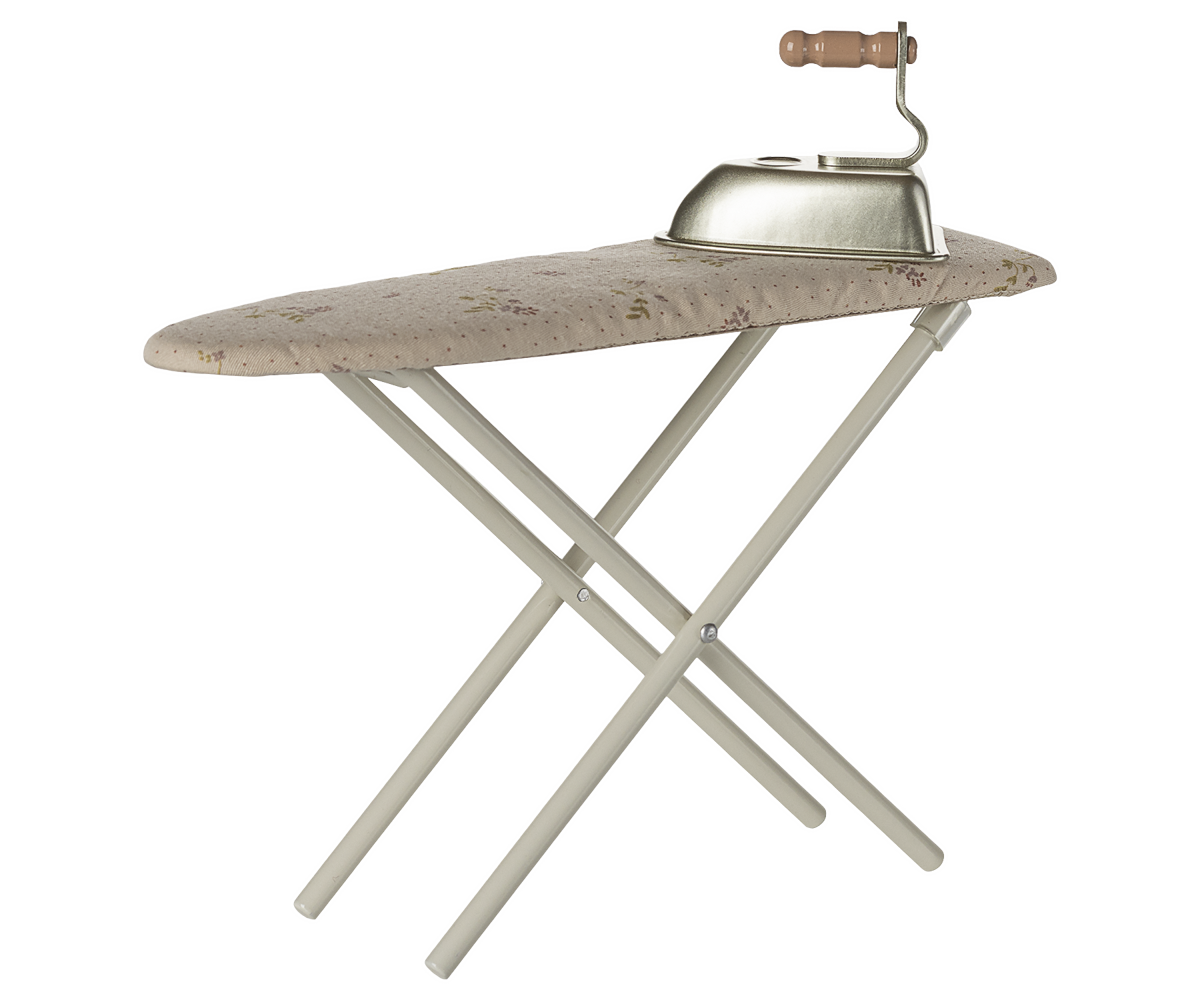 Iron and ironing board Miniature Off white