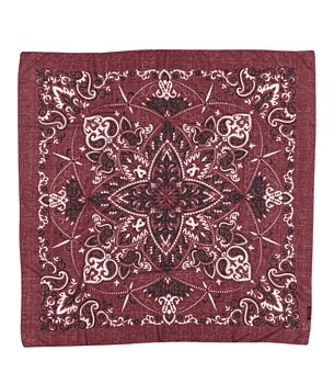 bandana  cotton scarf bordeux