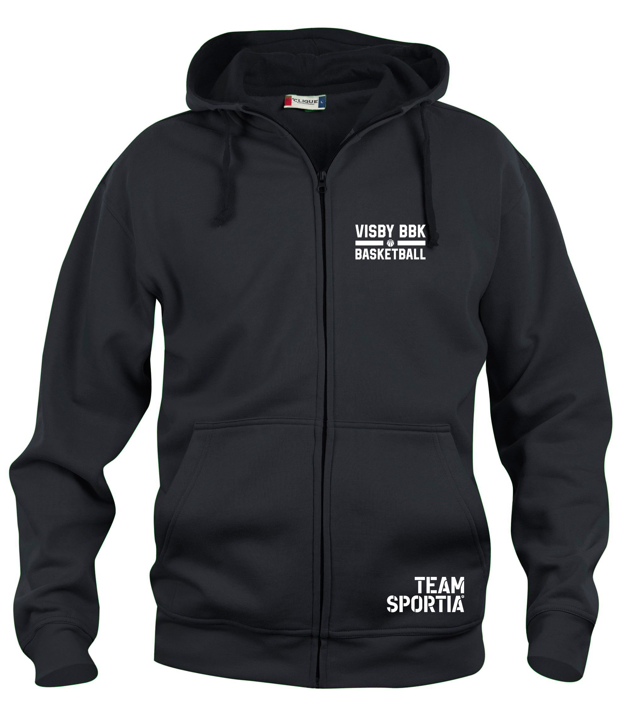 Clique Sweat Hoody Fz Basic Sr (Visby BBK)