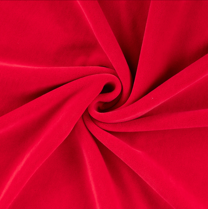 VELOUR - LIGHT RED