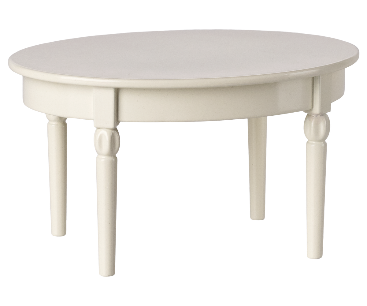 Vintage dining table Mouse Off white