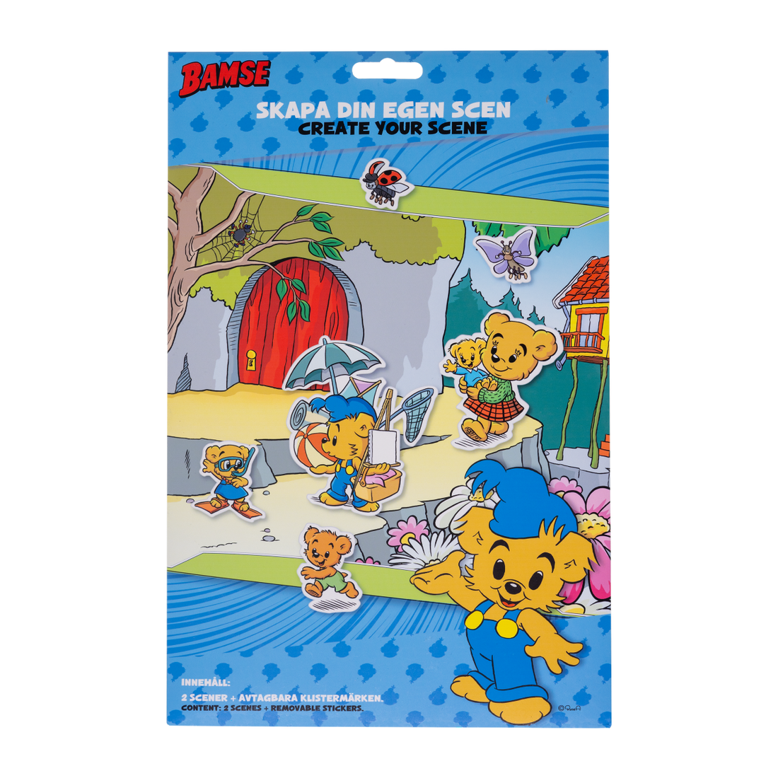 Bamse Stickers set Create your Scene