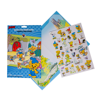 Bamse Stickers set Create your Scene