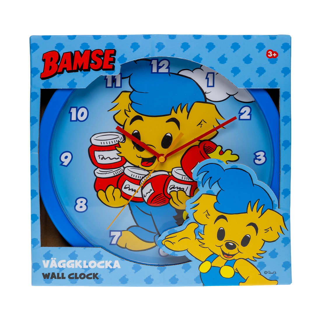Bamse Väggklocka
