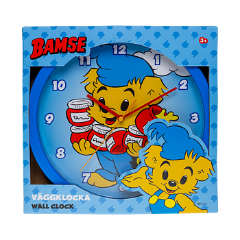 Bamse Väggklocka
