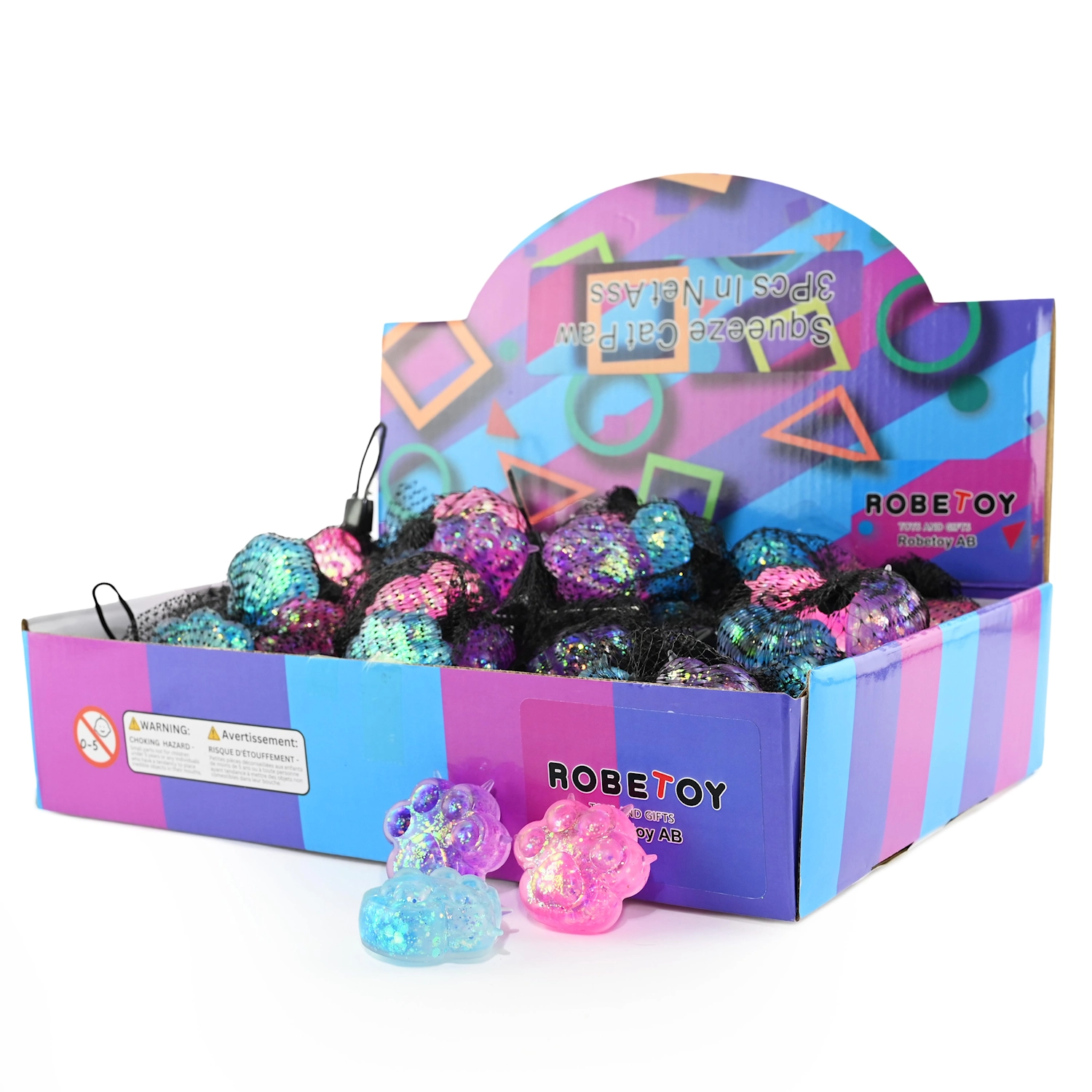Squeeze Sugar Paw 3 Delar - Robetoy