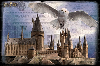 Prime 3D Pussel Warner Harry Potter Hogwarts, 300 Bitar