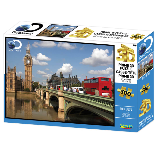 Prime 3D Pussel Big Ben 500 Bitar
