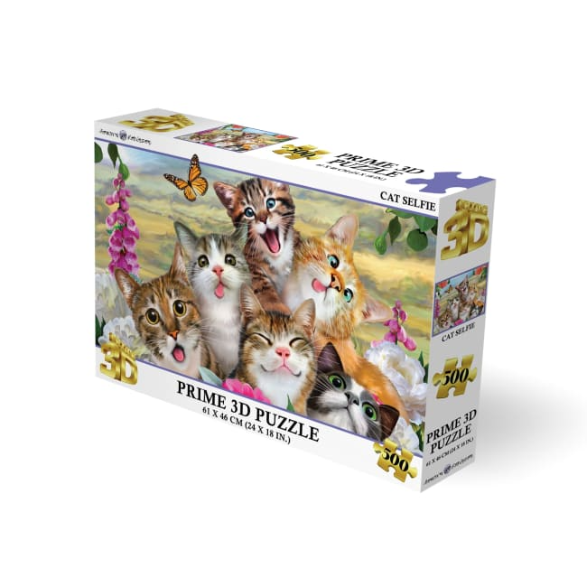Prime 3D Pussel Cat Selfie, 300 Bitar