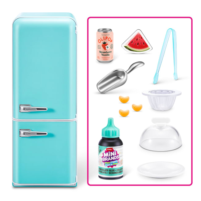 Mini Brands Fill The Fridge Playset - 6