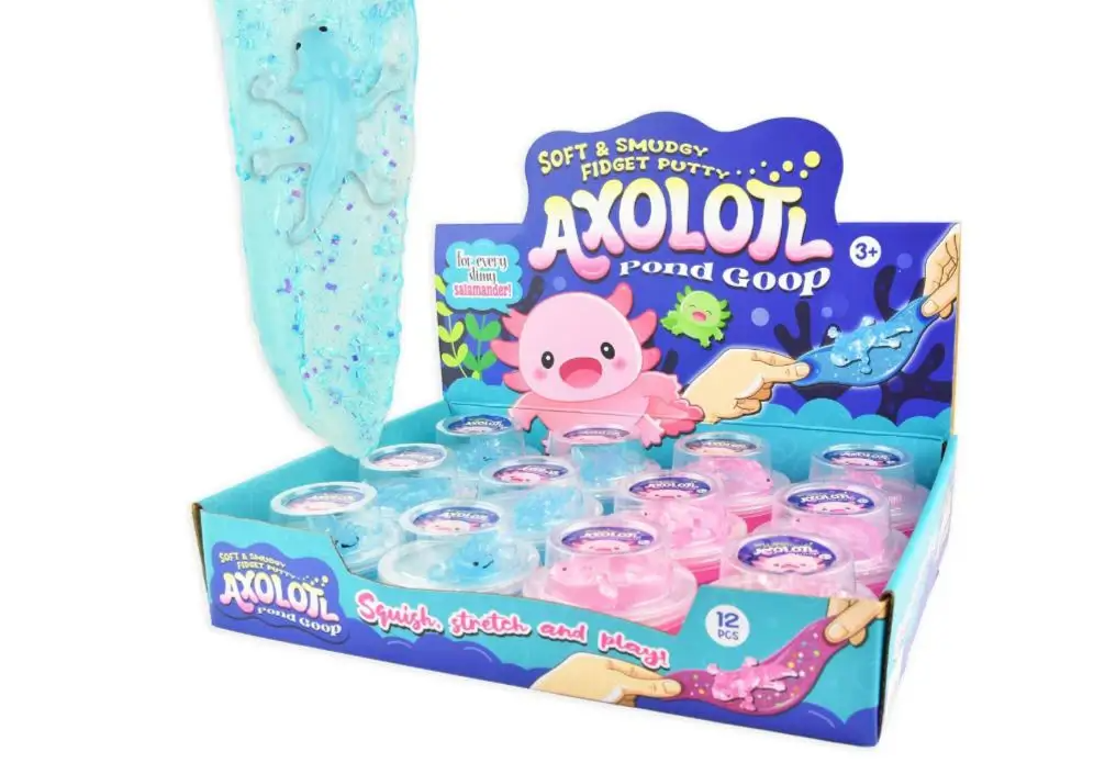 Putty Crystal with Axolot, 1 st - Robetoy