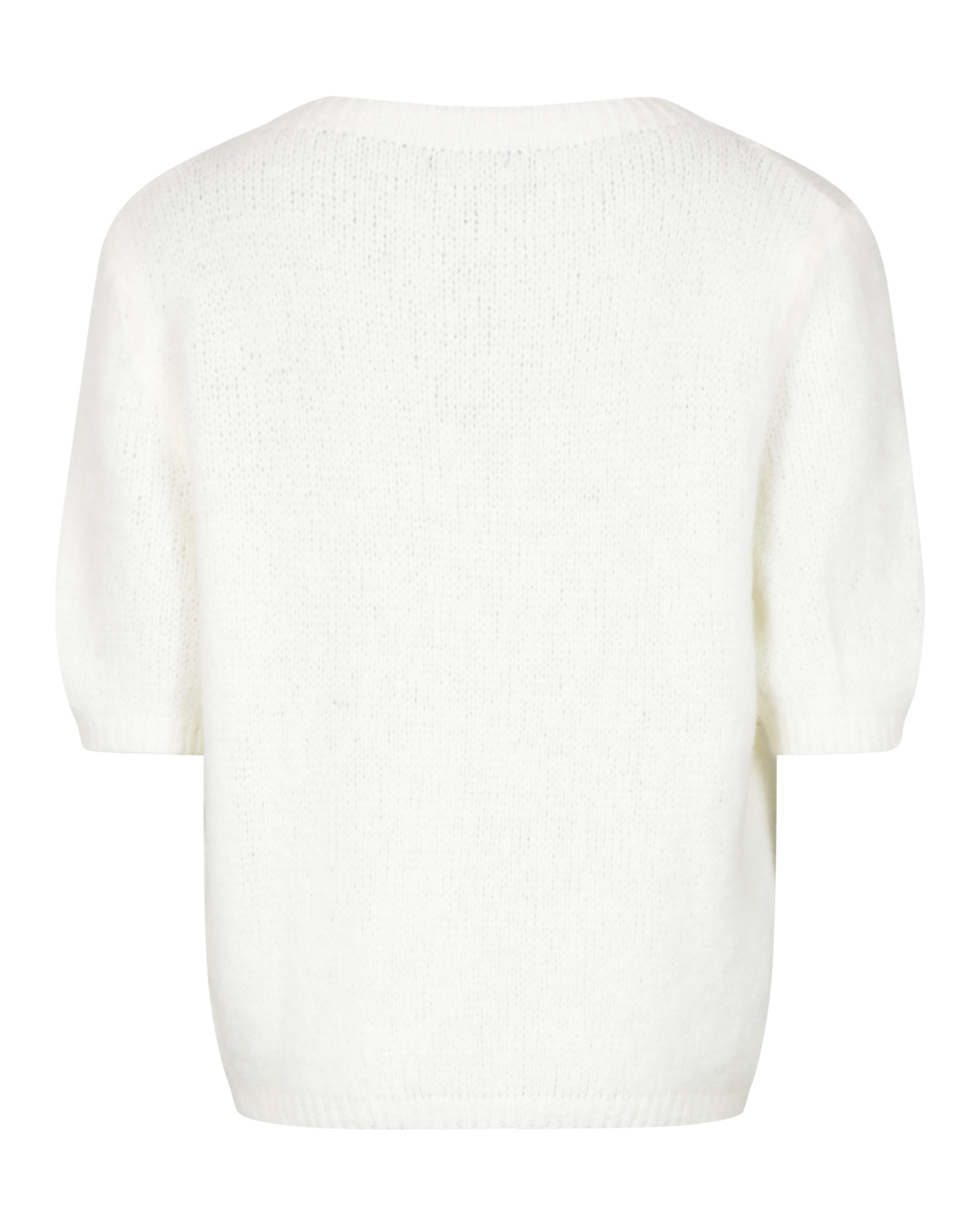 Jumper onesize mohairblandning kort ärm offwhite - 2