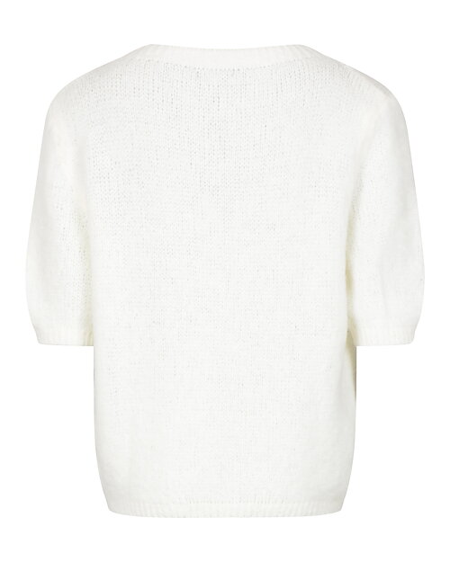 Jumper onesize mohairblandning kort ärm offwhite - 2